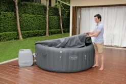 Lay-z Spa Lay-Z-Spa® HydroJet Pro Santorini - 7 Person Inflatable Hot Tub 11 Lay-z Spa Lay-Z-Spa® HydroJet Pro Santorini - 7 Person Inflatable Hot Tub -Outdoor Living Store 03Cover 9b3c3705 dc9e 4759 92b1 51926c484ec2