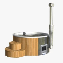 Outdoor Elite - 4 To 6 Person Wood Fired Hot Tub 27 Outdoor Elite - 4 To 6 Person Wood Fired Hot Tub -Outdoor Living Store 42