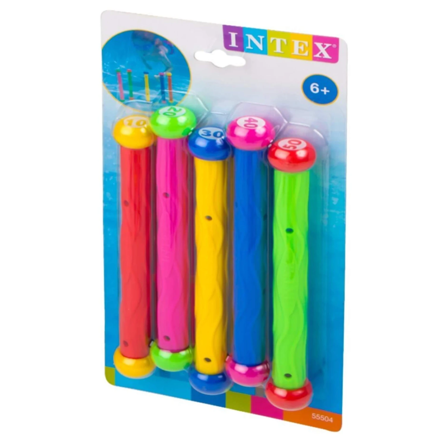 Intex Underwater Play Dive Sticks For Swimming Pools 3 Intex Underwater Play Dive Sticks For Swimming Pools