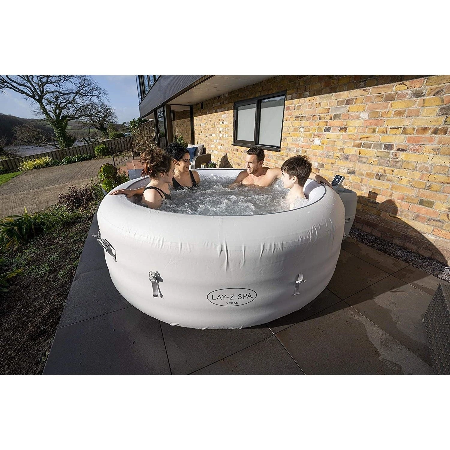 Lay-z Spa Lay-Z-Spa® AirJet Vegas - 6 Person Inflatable Hot Tub 12 Lay-z Spa Lay-Z-Spa® AirJet Vegas - 6 Person Inflatable Hot Tub - Image 10