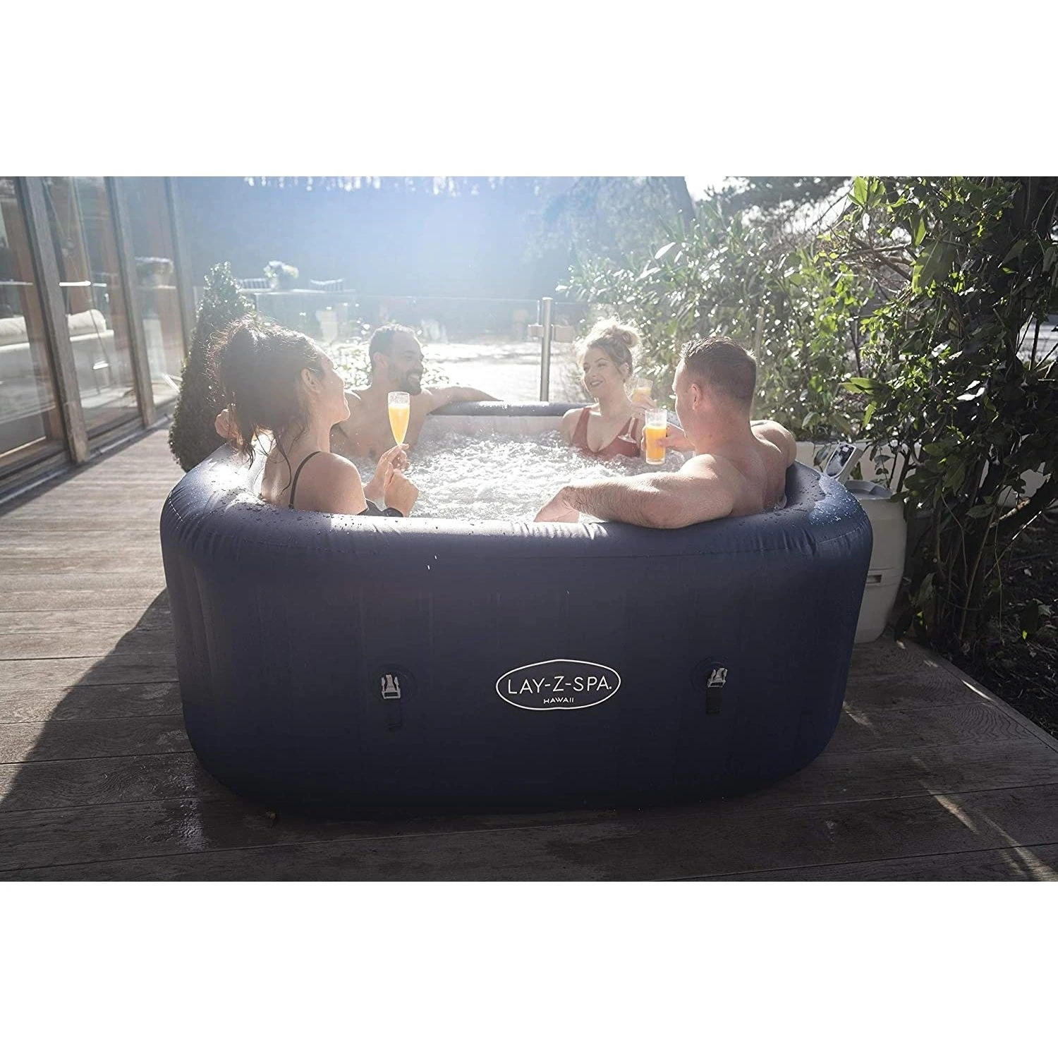 Lay-z Spa Lay-Z-Spa® AirJet Hawaii - 6 Person Inflatable Hot Tub 17 Lay-z Spa Lay-Z-Spa® AirJet Hawaii - 6 Person Inflatable Hot Tub - Image 15