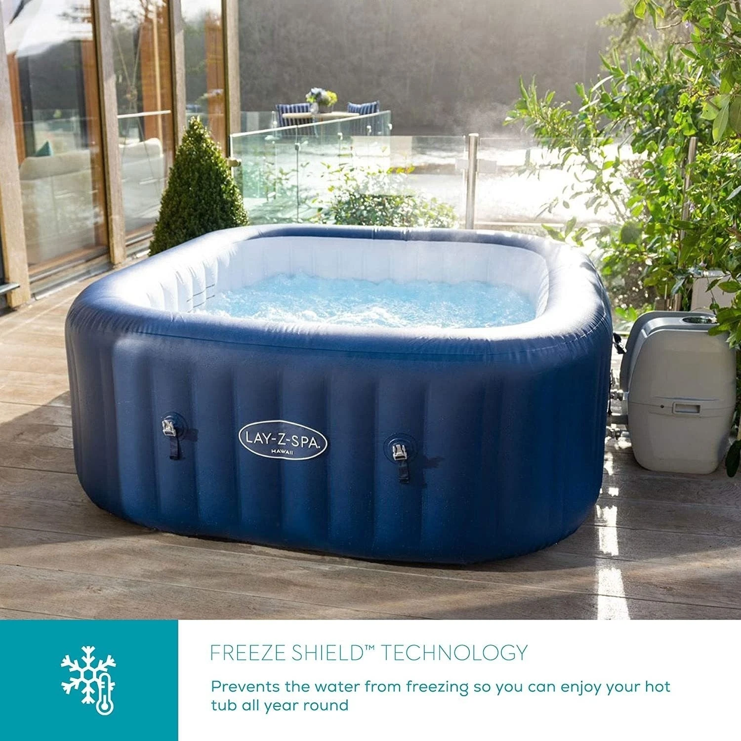 Lay-z Spa Lay-Z-Spa® AirJet Hawaii - 6 Person Inflatable Hot Tub 6 Lay-z Spa Lay-Z-Spa® AirJet Hawaii - 6 Person Inflatable Hot Tub - Image 4
