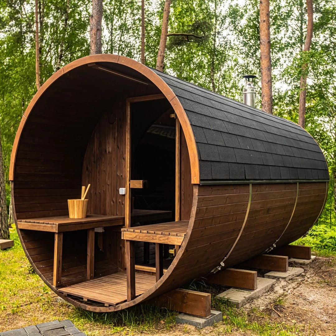 Hekla Barrel 210 - 4 Person Outdoor Sauna 7 Hekla Barrel 210 - 4 Person Outdoor Sauna - Image 5