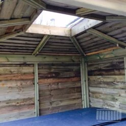 Brentano Wooden Hot Tub Gazebo With Tinted Dome Roof -Outdoor Living Store Brentano New4 wm