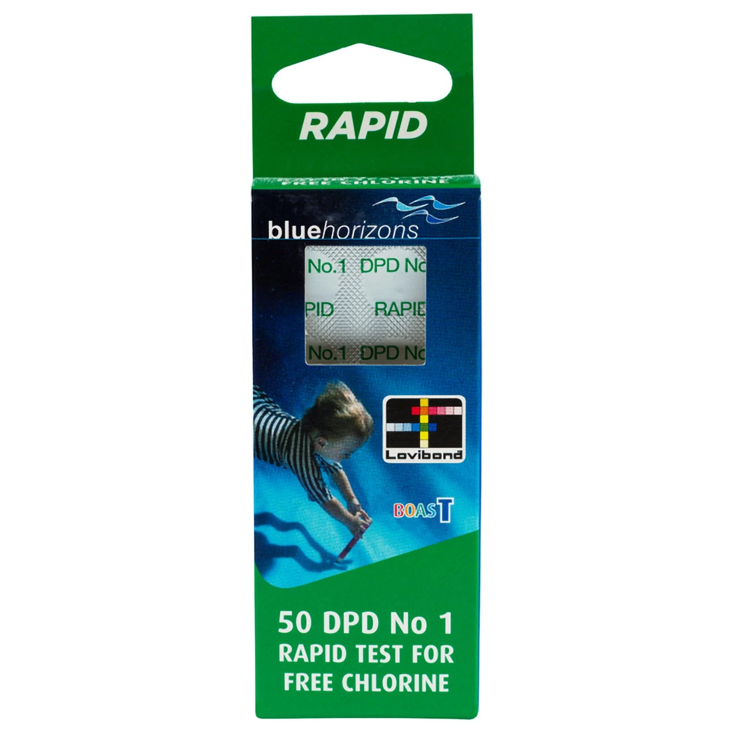 Blue Horizons Lovibond DPD No.1 Rapid Chlorine/Bromine Water Test Tablets - Pack Of 50 3 Blue Horizons Lovibond DPD No.1 Rapid Chlorine/Bromine Water Test Tablets - Pack Of 50