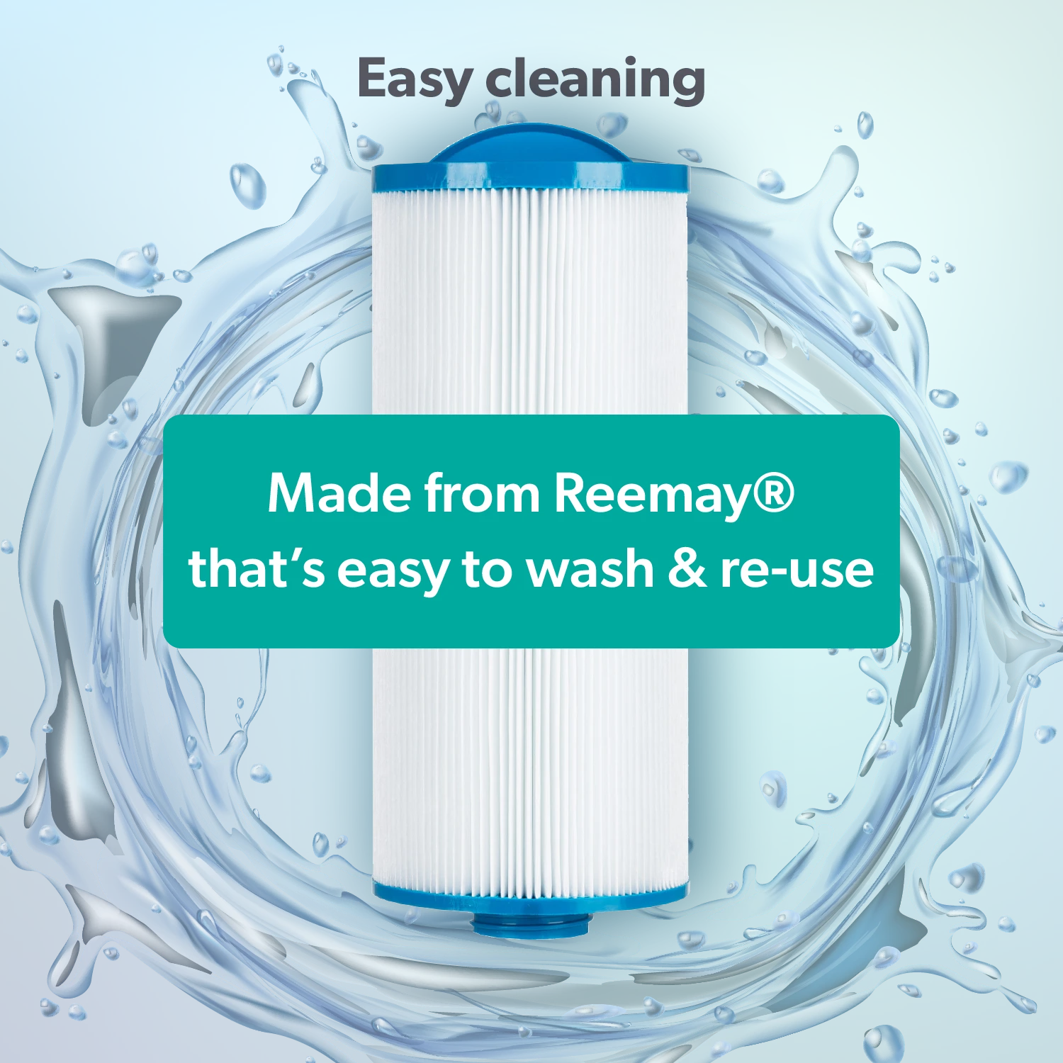 Jacuzzi® J460™ Large 40sq Ft Hot Tub Filter - 2000-498 5 Jacuzzi® J460™ Large 40sq Ft Hot Tub Filter - 2000-498 - Image 3