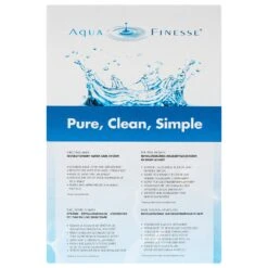 AquaFinesse Hot Tub Water Care With Moisturiser Pack - Tablet 13 AquaFinesse Hot Tub Water Care With Moisturiser Pack - Tablet -Outdoor Living Store Hottubandsparwatercaresystem 4