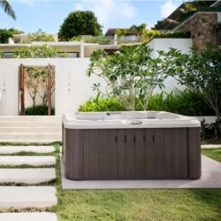 Jacuzzi® J215™ - 2-3 Person Hot Tub With 1 Lounger -Outdoor Living Store J215 Lifestyle