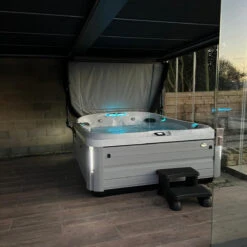 Jacuzzi® J495IP™ - 8-9 Person Hot Tub 29 Jacuzzi® J495IP™ - 8-9 Person Hot Tub -Outdoor Living Store J495HotTubPlatinumBrushedGrey Maudsley2