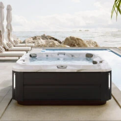 Jacuzzi® J385IP™ - 7 Person Hot Tub 29 Jacuzzi® J385IP™ - 7 Person Hot Tub -Outdoor Living Store JHT J385 Lifestyle SmokedEbony V2 3000x2143 5c19a79b 9d44 4082 96e4 afc0f7193529