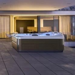 Jacuzzi® J495IP™ - 8-9 Person Hot Tub 27 Jacuzzi® J495IP™ - 8-9 Person Hot Tub -Outdoor Living Store JHT J495 Lifestyle 2000x1212 81873dde 114d 4a44 89ad 682c84bd4d61