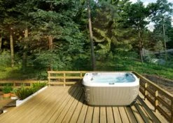 Jacuzzi® J575IP™ - 5-6 Person Hot Tub With 1 Lounger -Outdoor Living Store JHT J575 Lifestyle Silverwood 3000x2121 2588f4ab c02a 4e2b 9a7f 23d36c4d2f2e