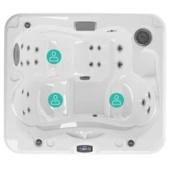 Jacuzzi® J215™ - 2-3 Person Hot Tub With 1 Lounger -Outdoor Living Store Jacuzzi J215 2 3 seats new