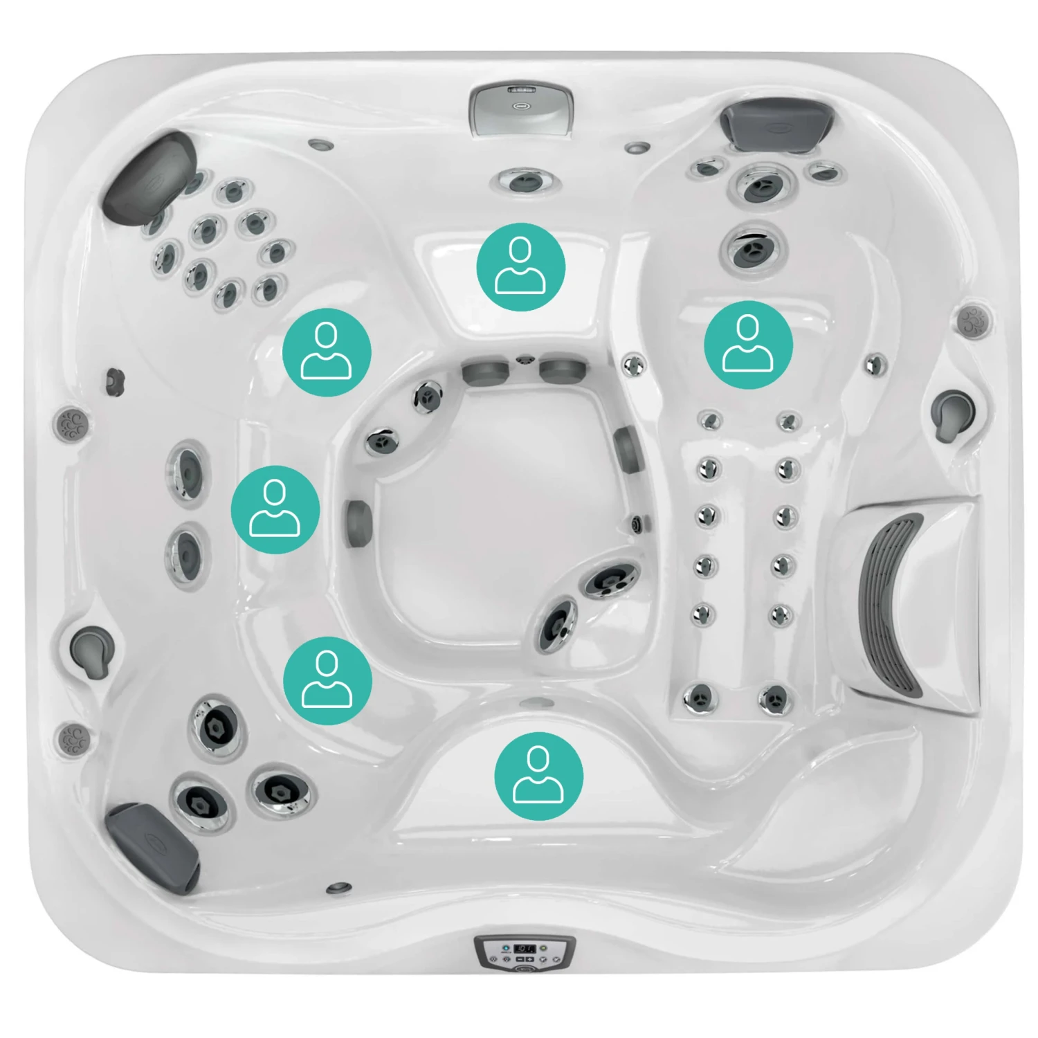 Jacuzzi® J355IP™ - 6 Person Hot Tub With 1 Lounger 5 Jacuzzi® J355IP™ - 6 Person Hot Tub With 1 Lounger - Image 3