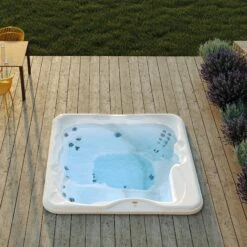 Jacuzzi® Lodge™ L - 5-6 Person Hot Tub With 1 Lounger 9 Jacuzzi® Lodge™ L - 5-6 Person Hot Tub With 1 Lounger -Outdoor Living Store Jacuzzi Lodge Lodge L square 1