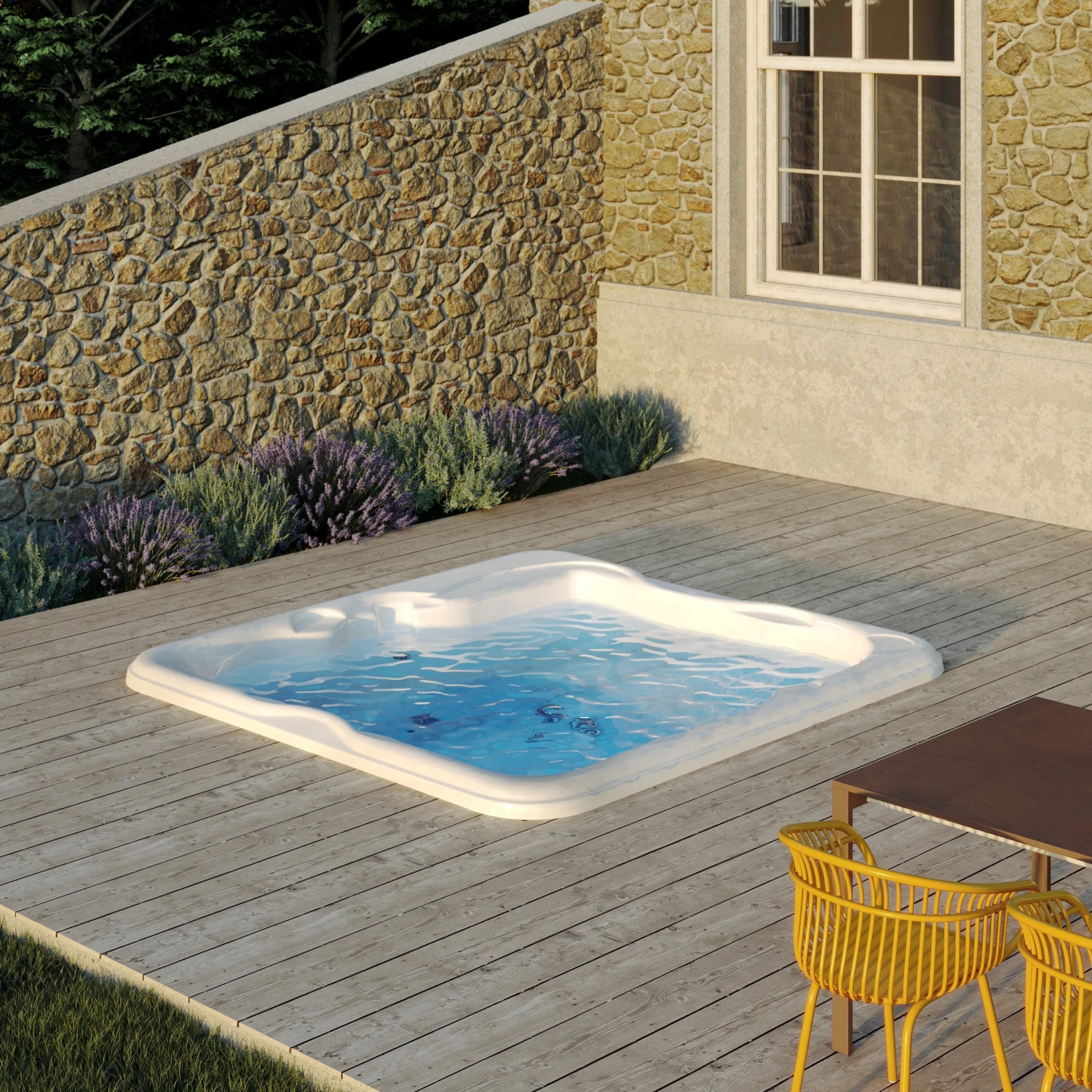 Jacuzzi® Lodge™ L - 5-6 Person Hot Tub With 1 Lounger 4 Jacuzzi® Lodge™ L - 5-6 Person Hot Tub With 1 Lounger - Image 2