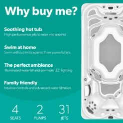 Outdoor Living Store -Outdoor Living Store Jacuzzi PowerActive J 16wbm