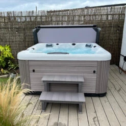 Outdoor Sun - 5 Person Hot Tub With 1 Lounger 32 Outdoor Sun - 5 Person Hot Tub With 1 Lounger -Outdoor Living Store OutdoorSunPLATGREY Customer BankSquare