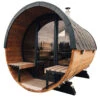 Outdoor Terrace 160 - 2 To 4 Person Barrel Sauna -Outdoor Living Store Saunanewcutout