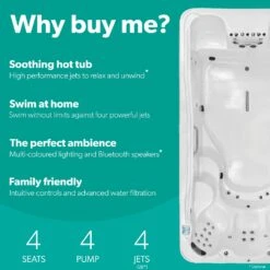 Outdoor Living Store -Outdoor Living Store TidalFit Premium EP 14 Swim Spawbm