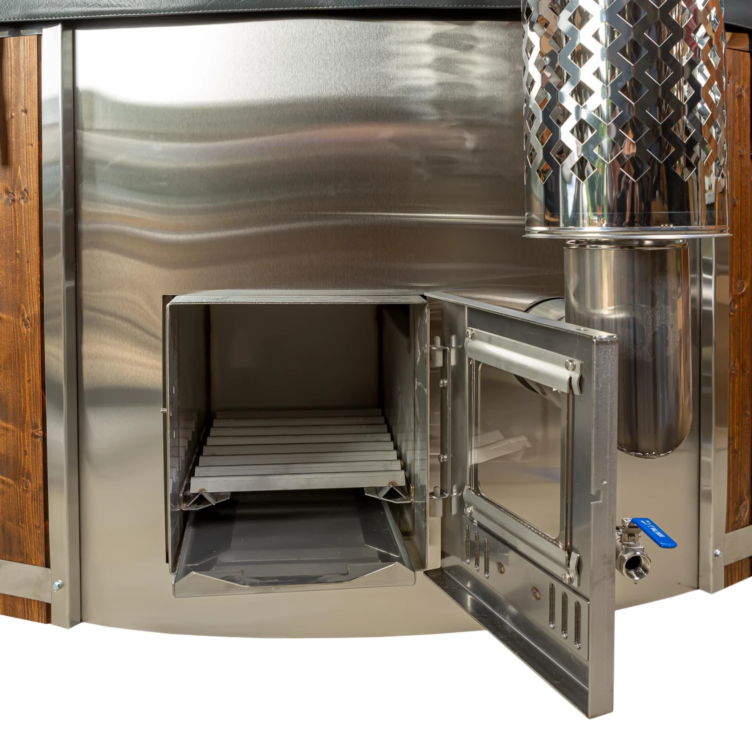 Outdoor Elite - 4 To 6 Person Wood Fired Hot Tub 11 Outdoor Elite - 4 To 6 Person Wood Fired Hot Tub - Image 9