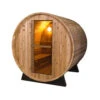 Deluxe 185 - 4 To 5 Person Indoor/Outdoor Barrel Sauna -Outdoor Living Store barrel sauna